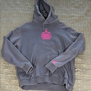 Adidas Gray and Pink hoodie